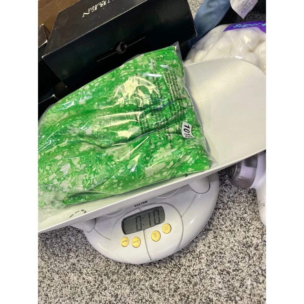 COS Green Abstract Print Sleeveless Tie Back Oversized  Maxi Dress Womens Size 6 - Picture 12 of 12